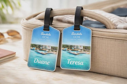 Personalized Resort or Destination Luggage Tags-Perfect Client Gift!