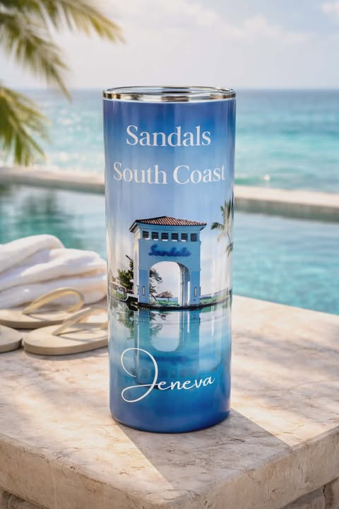 Personalized Resort Vacation Tumbler – The Perfect Client Gift for Travel Agents