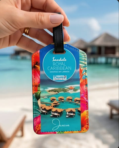 Personalized Resort or Destination Luggage Tags-Perfect Client Gift!