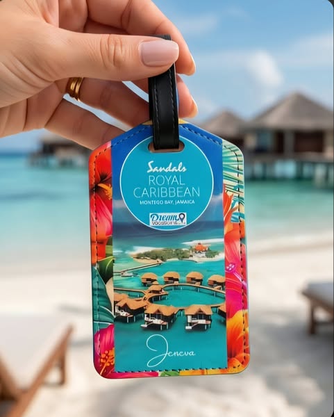 Personalized Resort or Destination Luggage Tags-Perfect Client Gift!