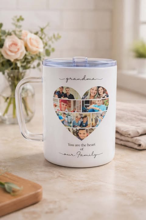 Stainless Steel Mug-Mom, Grandma or Name