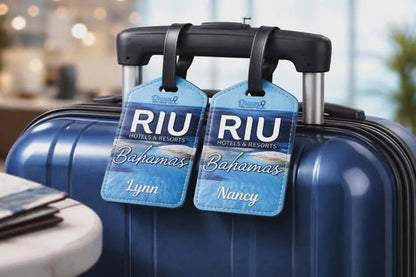 Personalized Resort or Destination Luggage Tags-Perfect Client Gift!