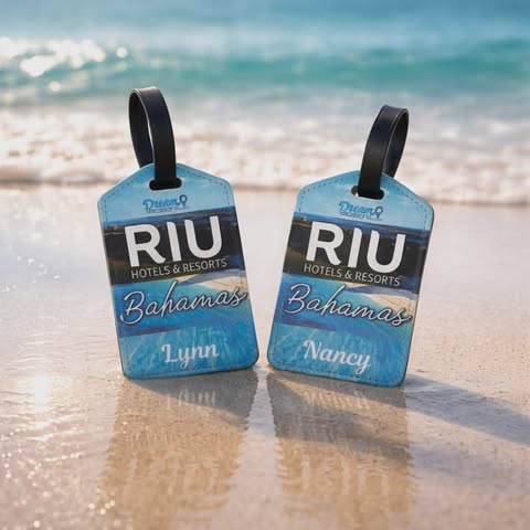 Personalized Resort or Destination Luggage Tags-Perfect Client Gift!