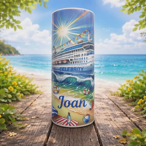 Personalized Cruise Vacation Tumbler – The Perfect Client Gift for Travel Agents
